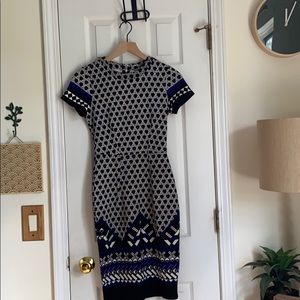 H&M Geometric Midi dress